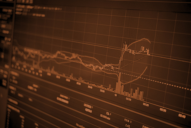 close up of investment stock portfolio